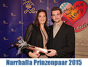 Narrhalla Prinzenpaar 2015: Prinz Andreas II (Käser) und Prinzessin Christina I. (Strobl) (©Foto: Martin Schmitz)